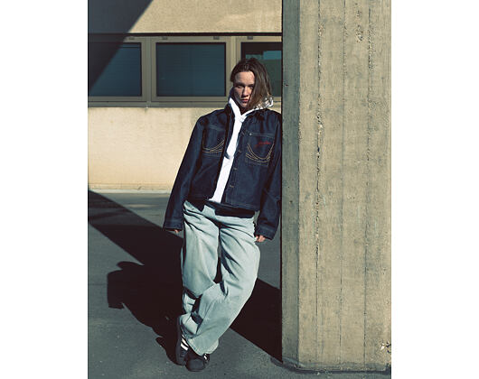 Džínová Bunda Karl Kani - Kani Jeans Cropped Rinsed Denim Jacket