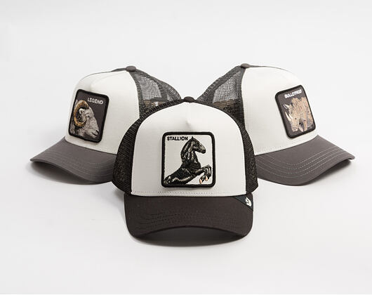 Kšiltovka Goorin - Stallion Trucker - Dust / Void
