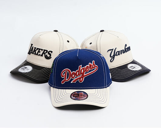 Kšiltovka New Era - MLB City Icon 9FORTY A-Frame - LA Dodgers - Royal / Cream