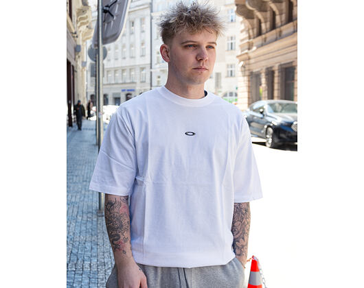 Triko Oakley - Metal Rise Tee - White