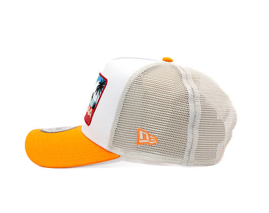 Kšiltovka New Era - Branded Location Patch 9FORTY A-Frame Trucker - Orange