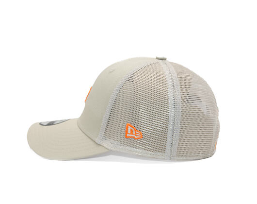 Dětská Kšiltovka New Era - MLB Homefield 9FORTY Trucker - NY Yankees - Stone / Orange