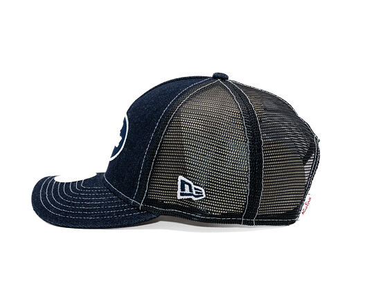 Dámská Kšiltovka New Era - Branded Denim Oval Logo 9FORTY M-CROWN A-Frame Trucker - Navy