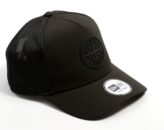 Kšiltovka New Era - MLB Tech Pack 9FORTY A-Frame Trucker - Seattle Mariners - Black