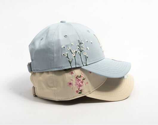 Dámská Kšiltovka New Era - MLB Floral Icon 9FORTY - NY Yankees - Cream / White