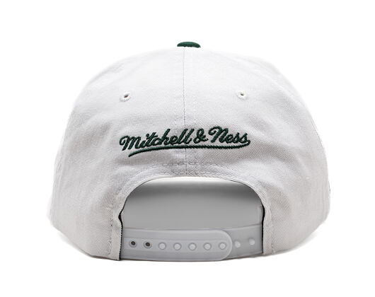 Kšiltovka Mitchell & Ness - NBA - Side Script - Boston Celtics - White/Green