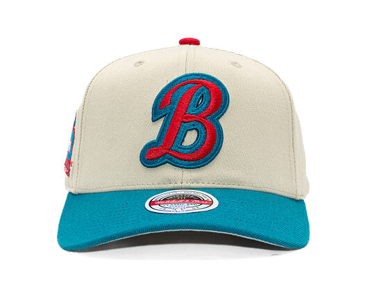 Kšiltovka Mitchell & Ness - NBA - First Letter - Chicago Bulls - Sand/Blue