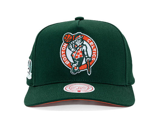 Kšiltovka Mitchell & Ness - NBA - Emerald Slam - Boston Celtics - Green/Orange