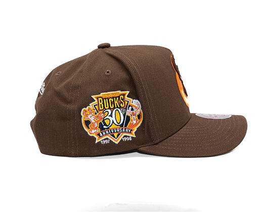 Kšiltovka Mitchell & Ness - NBA - Chestnut Peak - Milwaukee Bucks - Brown