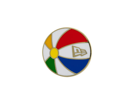 Připínáček New Era - Branded Cap Pin Beachball - Gold