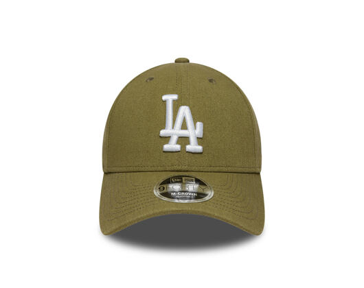 Kšiltovka New Era - MLB Linen 9FORTY M-CROWN - LA Dodgers - New Olive