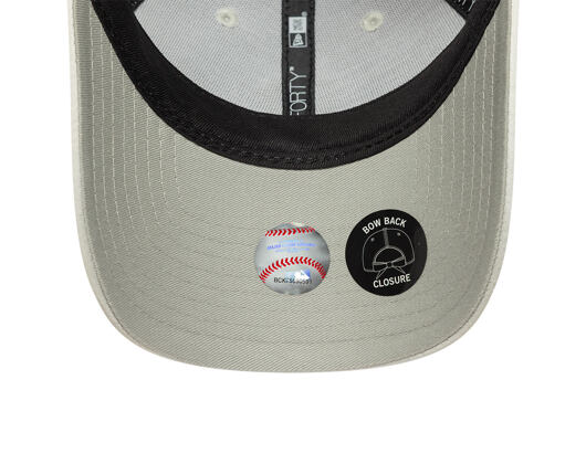 Dámská Kšiltovka New Era - MLB Satin Bow Back 9FORTY - NY Yankees - Grey