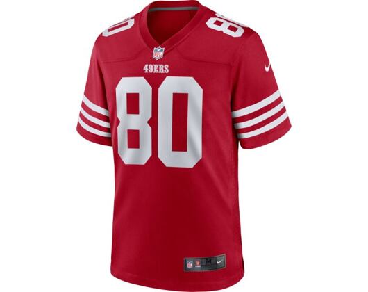 Dres Nike - NFL Home Game Jersey Player - San Francisco 49ers - Gym Red - Jerry Rice 80