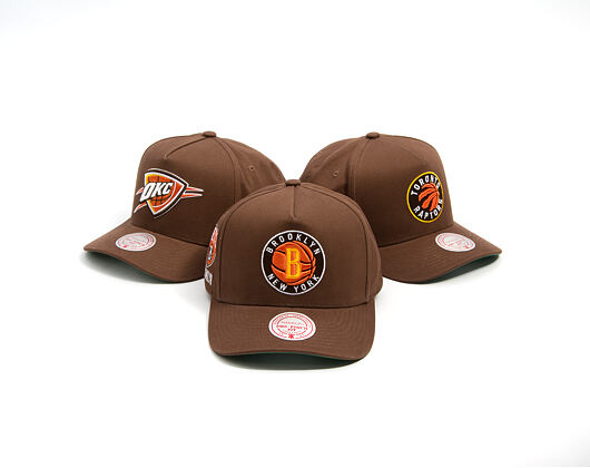 Kšiltovka Mitchell & Ness - NBA - Chestnut Peak - Brooklyn Nets - Brown