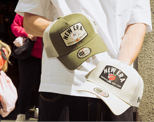 Kšiltovka New Era - Branded Summer Patch 9FORTY A-Frame Trucker - Stone