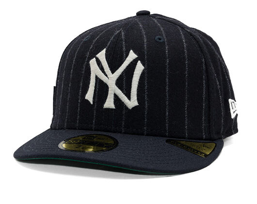 Kšiltovka New Era - MLB Moon Cooperstown 59FIFTY - NY Yankees - White And Navy Pinstripe