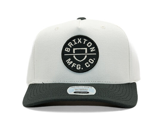 Kšiltovka Brixton - Crest C Mp Snapback - Black/Off White