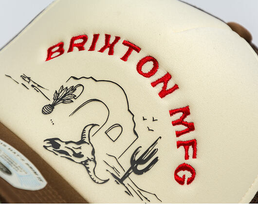 Kšiltovka Brixton - Desert Leisure C Np Mp Trucker - Pinecone Brown/Whitecap