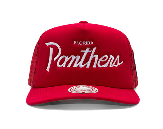 Kšiltovka Mitchell & Ness - Head Coach Trucker - NHL - Florida Panthers - Red