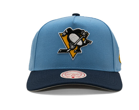 Kšiltovka Mitchell & Ness - Legendary Home - NHL - Pittsburgh Penguins - Light Blue