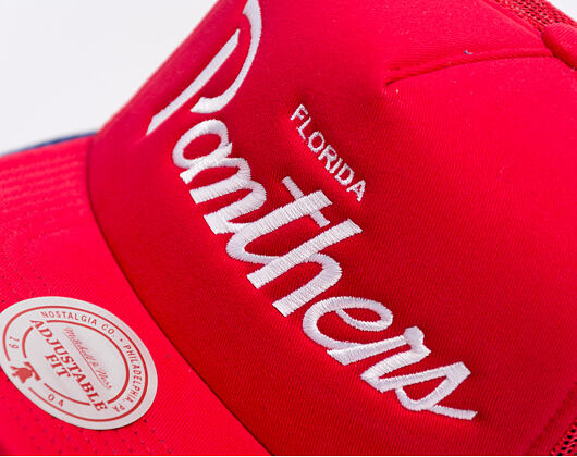 Kšiltovka Mitchell & Ness - Head Coach Trucker - NHL - Florida Panthers - Red
