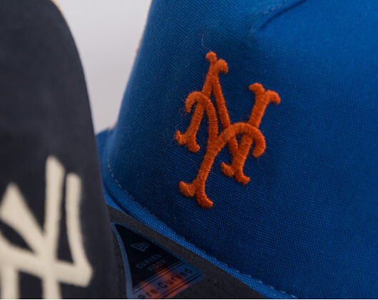 Kšiltovka New Era - MLB "Summer Twine Grained" 9FIFTY - NY Mets - Team Color / Open Market Tan
