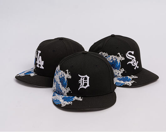 Kšiltovka New Era - MLB "Tidal Wave" 59FIFTY - Detroit Tigers - Black