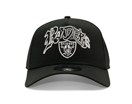 Kšiltovka New Era - NFL "Letter" 9FORTY A-Frame - Las Vegas Raiders - Black