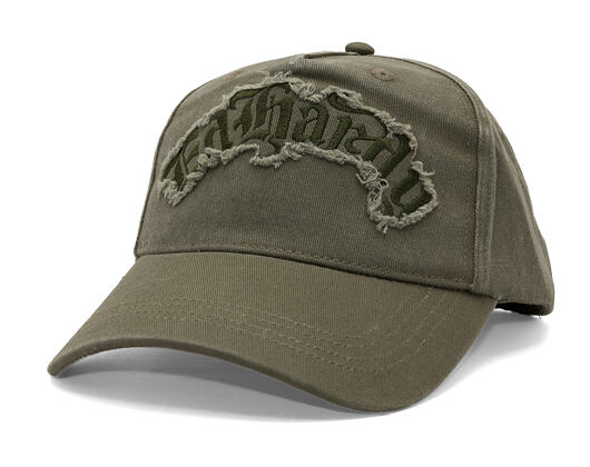 Kšiltovka Ed Hardy - Distressed Gothic 6 Panel Cap - Olive