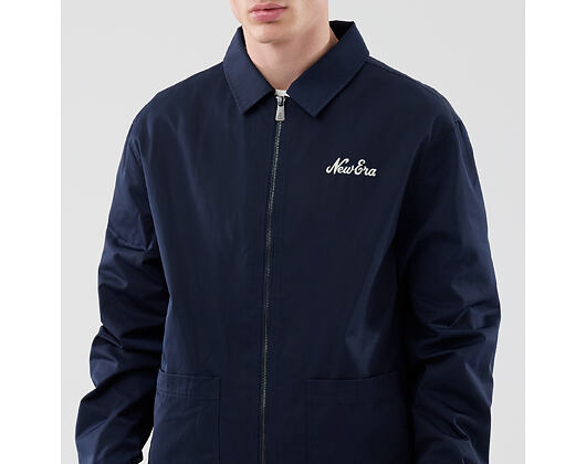 Bunda New Era - Branded Shacket - Navy - Zip Front