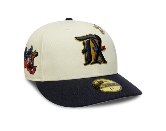 Kšiltovka New Era - MLB Cooperstown Pin 59FIFTY - Texas Rangers - Navy / Cream