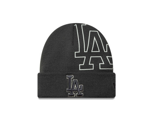 Kulich New Era - MLB Wordmark Beanie Medium Knit - LA Dodgers - Steel