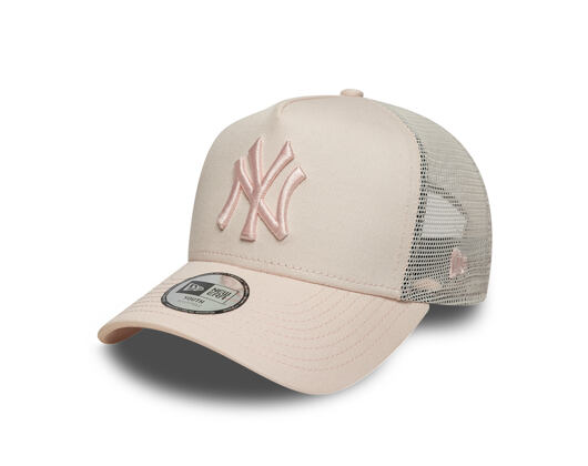 Dětská Kšiltovka New Era - MLB League Essential 9FORTY A-Frame Trucker - NY Yankees - Blush Pink