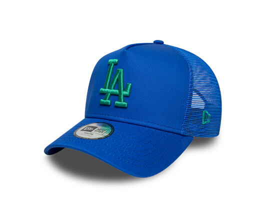 Dětská Kšiltovka New Era - MLB Essential 9FORTY A-Frame Trucker - LA Dodgers - Blue / Green