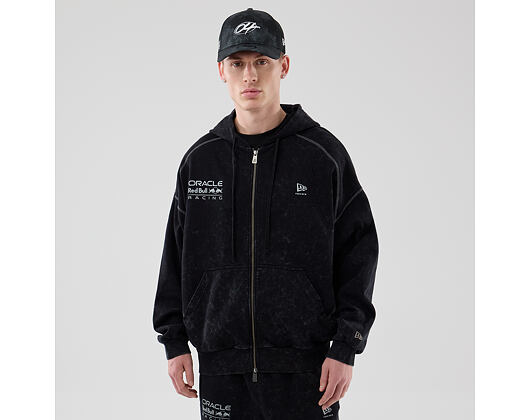 Mikina New Era - F1 Oversized Full-zip Hoody - RED BULL F1 - Black