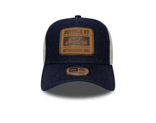Kšiltovka New Era - Branded Patch Denim 9FORTY A-Frame Trucker - Royal