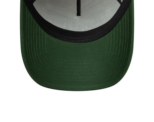 Kšiltovka New Era - Branded Licence Plate 9FORTY A-Frame Trucker - Cilantro Green / Stone
