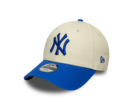 Dětská Kšiltovka New Era - MLB Essential 9FORTY - NY Yankees - Cream / Blue