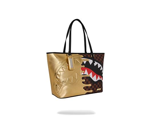 Taška Sprayground - Sharks In Paris Gold Drip Tote