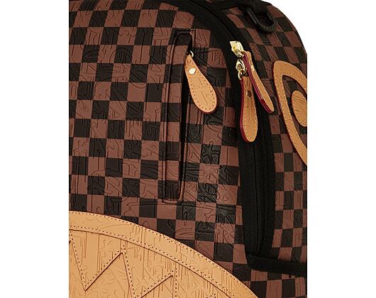 Batoh Sprayground - Embossed Check Brown Backpack