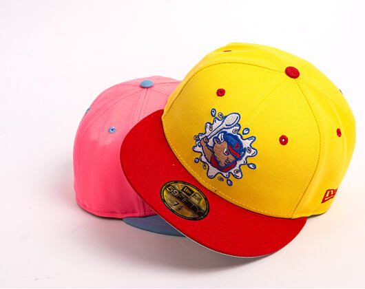 Kšiltovka New Era - MiLB Theme Nights 59FIFTY - Buffalo Bisons - Splash Bison - Yellow / Red
