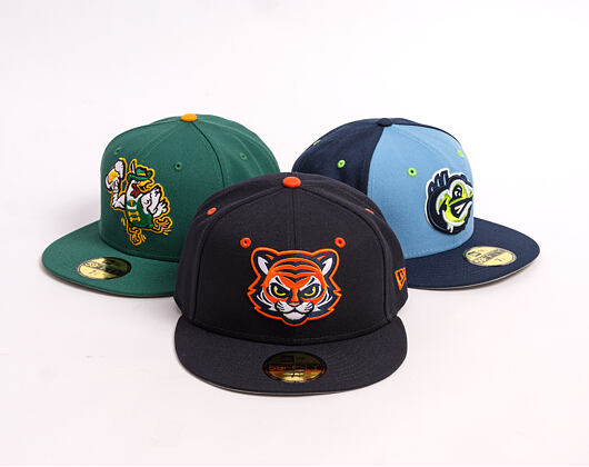 Kšiltovka New Era - MiLB Theme Nights 59FIFTY - Erie Sea Wolves - Tiger Mascot - Navy