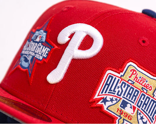 Kšiltovka New Era - MLB All Star Game 2026 59FIFTY - Philadelphia Phillies - Team Color - Scarlet