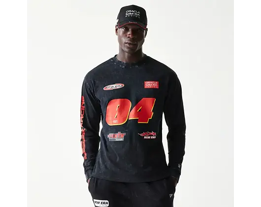 Triko s dlouým rukávem New Era - F1 Graphic Longsleeve - Red Bull F1 - Black