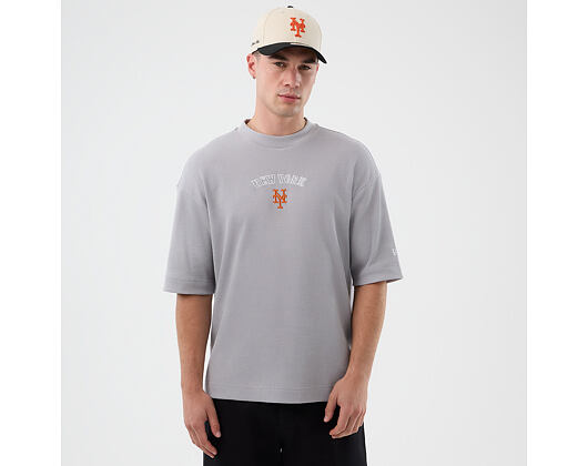 Triko New Era - MLB Waffle Box Tee - NY Mets - Grey