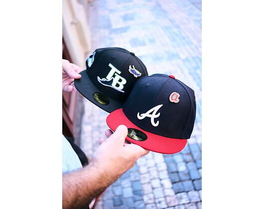 Kšiltovka New Era - MLB IMAGE DROP 59FIFTY - Tampa Bay Rays - Black