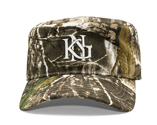 Kšiltovka Kangol - Interlock Pillbox Cap - Nature Camo