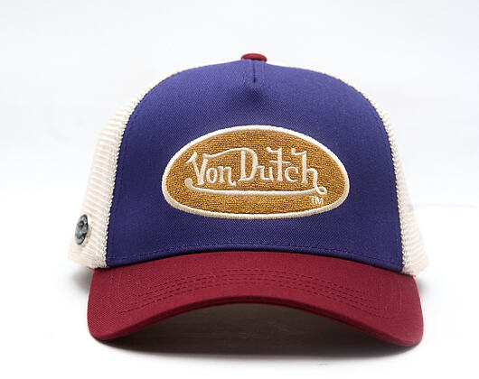 Kšiltovka Von Dutch - Baseball - Patch Premium - Red / Purple