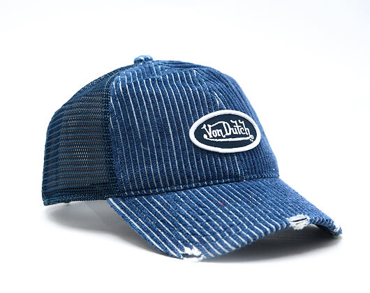 Kšiltovka Von Dutch - Baseball - Striped Corduroy Patch - Navy