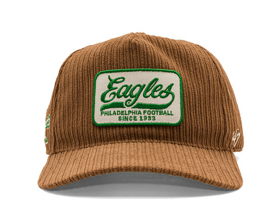 Kšiltovka '47 Brand - NFL Cord Patch HITCH - Philadelphia Eagles